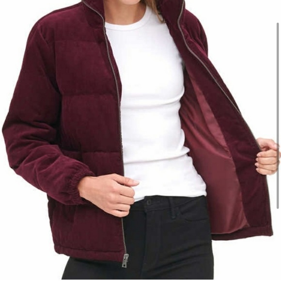 LEVI’S • XL Corduroy puffer jacket in burgundy - Picture 3 of 13